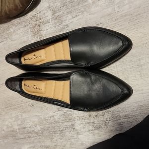 Black Pointed Flats